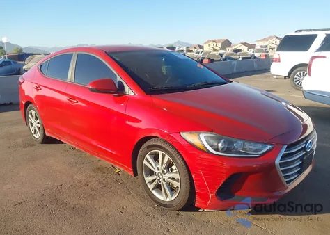 2018 Hyundai Elantra Sel из США, поврежденный, VIN 5NPD84LF3JH326266